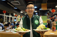Xiujie and his dinner